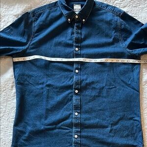 GAP X Brooklyn Tailors Men's Blue Denim Shirt